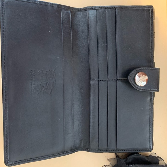 SOLD!💥Burberry continental wallet in lamb skin in very good condition - Picture 3 of 9